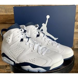 NEW Nike Air Jordan 6 Retro Midnight Navy Size 10 CT8529-141 S0011